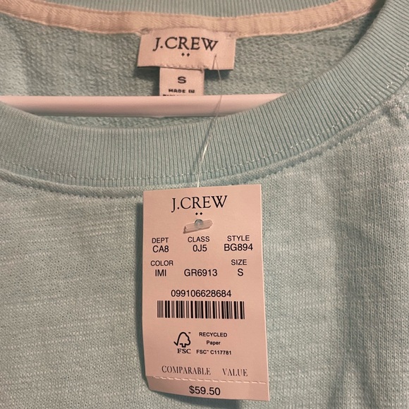 NWT J Crew Short Sleeve Crew Neck Sweater - Picture 3 of 3